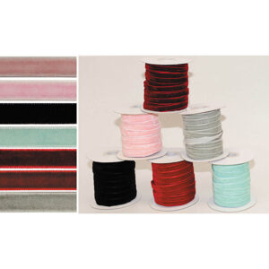 Βελούδινο κορδελάκι 10 mm X 10 yds