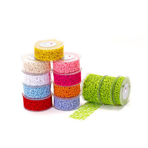 Κορδέλα δαντέλα κύκλοι 25 mm X 5 yds
