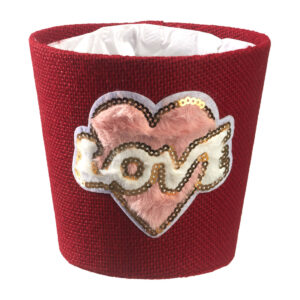 Κόκκινο κασπώ Love 16 X 14 εκ.
