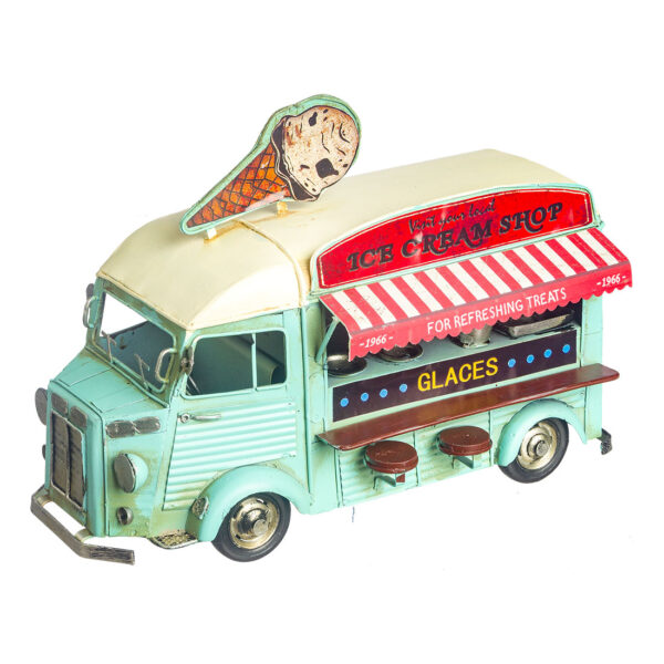Βεραμάν vintage φορτηγάκι-κατάστημα παγωτού 27 Χ 18 εκ.