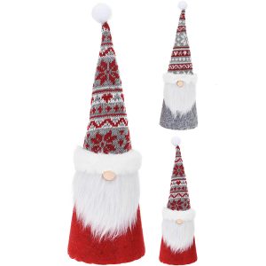 Άγιος Βασίλης Gnome με πλεκτό σκούφο